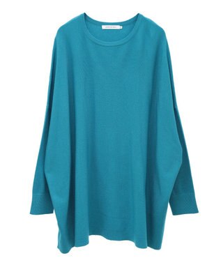 AMERICAN HOLIC バイパチポンチョライクＢＩＧニットプルオーバー Sax