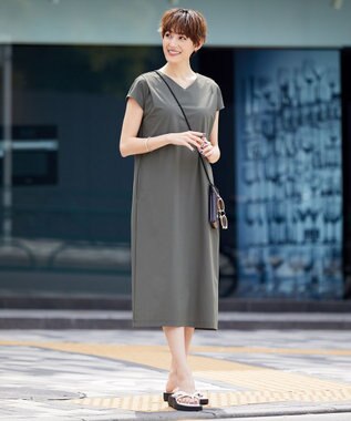 ICB ポーチ付きサングラス ベージュ系