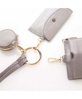 UNBILLION cachecache コンビ素材多機能スマホショルダー