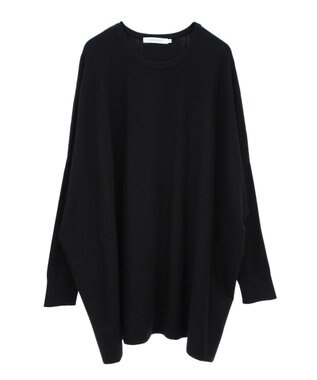 AMERICAN HOLIC バイパチポンチョライクＢＩＧニットプルオーバー Black