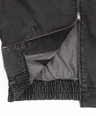 WEGO ワーカーズWジップデニムブルゾン ブラックその他