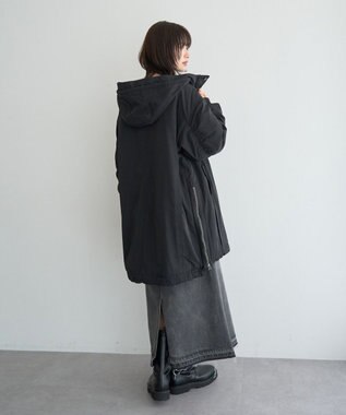 YECCA VECCA パディングフーディーコート Khaki