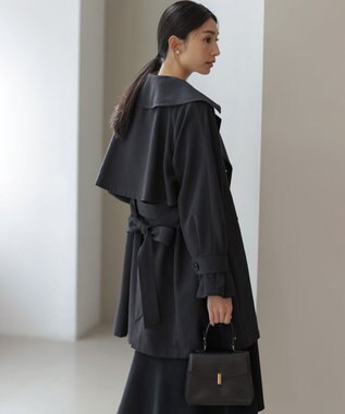 組曲 S 【先行予約】リラクシング トレンチコート ネイビー系