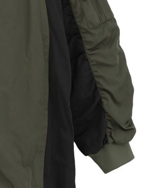 YECCA VECCA パディングフーディーコート Khaki