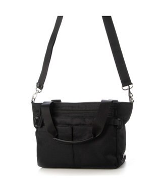 LA BAGAGERIE フロントポケット　スクエアナイロントート ブラック