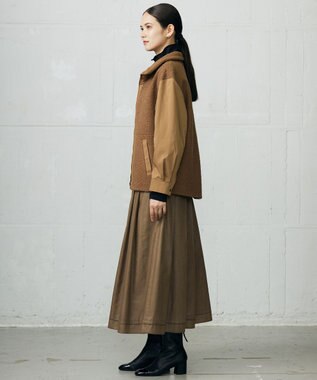 自由区 【カタログ掲載】ラスタータイプライター スカート モカ