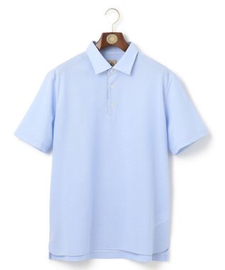 J.PRESS MEN 【KING SIZE】【クールビズ対応 / 吸水速乾】カノコインレイ ポロシャツ サックスブルー系