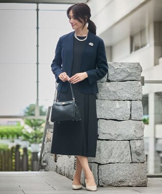 J.PRESS LADIES 【WEB限定カラーあり・撥水加工】キャップ パンプス ベージュ系