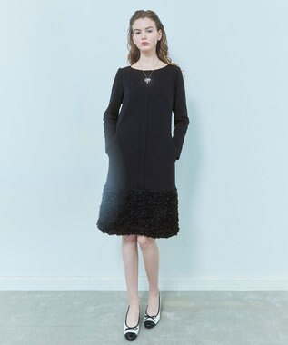 TOCCA 【洗える】CHEEK BRUSH ドレス ブラック系