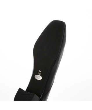 ing <ing>切り替えデザインローヒールパンプス ブラック