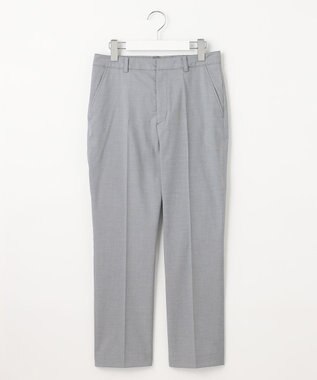 J.PRESS LADIES L 【WEB限定カラーあり・セットアップ対応・洗える・撥水・防汚】コットンFITTYシャーク テーパード パンツ ライトグレー系