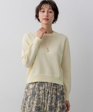 23区 【先行予約】コットンギマ クルーネック ニット