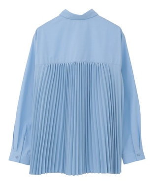 AMERICAN HOLIC 【イージーケア】バックプリーツシャツ Sax