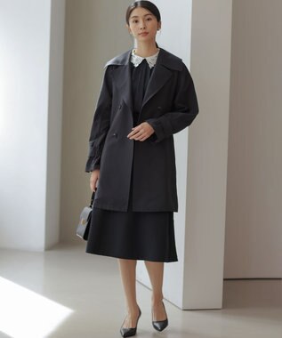 組曲 S 【先行予約】リラクシング トレンチコート ネイビー系