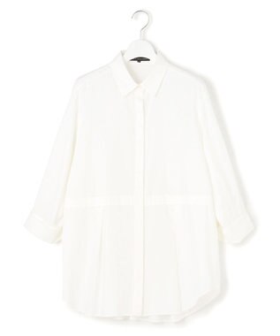23区 S 【見上愛さん着用/洗える】CANCLINI ハーフスリーブ シャツ ホワイト系