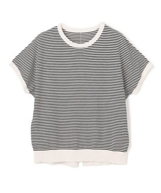 UNFILO スゴ機能美 コンパクト ニット [NEW]ミジンボーダー(グレージュ×ブラック)