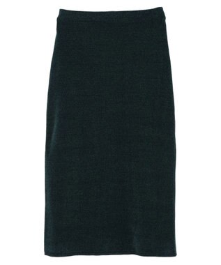 CRAFT STANDARD BOUTIQUE シェニールヤーンニットスカート Green