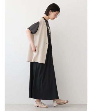 AMERICAN HOLIC Ｖネックニットジレ Black