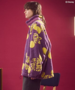 AMERICAN HOLIC ソウガラプリントボアブルゾン／Ｄｉｓｎｅｙ Purple