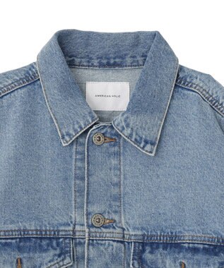 AMERICAN HOLIC ロング丈デニムジャケット Light Indigo