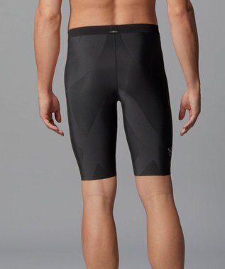 CW-X 【MEN】 CW-X メンズ スポーツタイツ ハーフ(ひざ上丈) 下半身サポート(股関節・腰・おしり・ふともも) マラソン 球技 HZO695 /ワコール ブラック