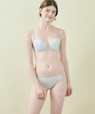 une nana cool 【WEB限定】ブラ＆ショーツセット グレー