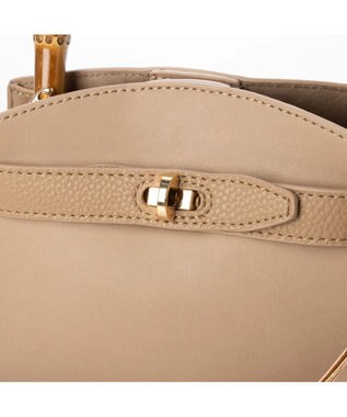 UNBILLION カシュカシュ cachecache / バンブーヒネリミニハンドバッグ オーク