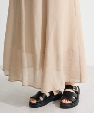 Green Parks ＳＥＴ２点　シャツスカートセットアップ Beige