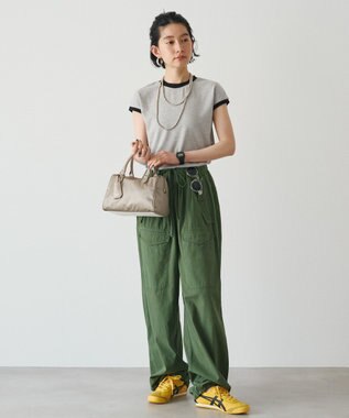 russet 《WEB限定》クラウズナイロン2WAYミニボストンバッグ(CE-1720-WEB) Gray