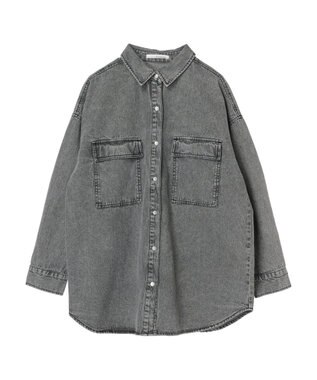 Green Parks ・ＥＬＥＮＣＡＲＥ　ＤＵＥ　デニムロングスリーブシャツ Gray Mixture