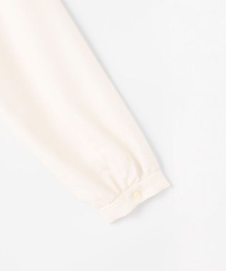 J.PRESS LADIES S ヌーディスバックサテン ブラウス アイボリー系