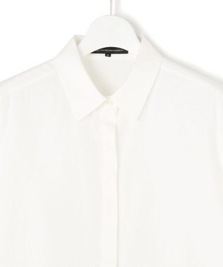 23区 S 【見上愛さん着用/洗える】CANCLINI ハーフスリーブ シャツ ホワイト系