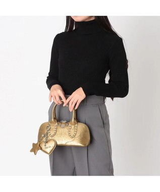 ANNA SUI ルミナス 2WAYハンドバッグ（小） ゴールド