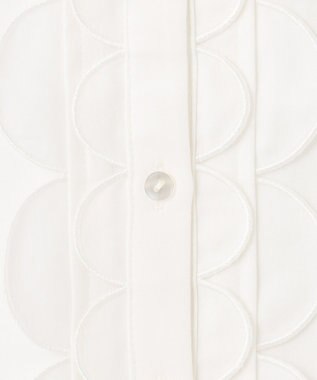 TOCCA 【洗える】SCALLOP ブラウス ホワイト系