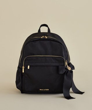 Maison de FLEUR 撥水加工キャリーオンリュック Black
