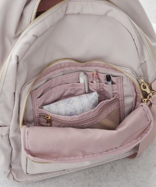 Maison de FLEUR 撥水加工キャリーオンリュック Grayish Pink