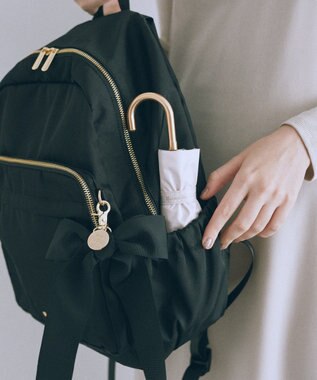 Maison de FLEUR 撥水加工キャリーオンリュック Black