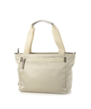 LA BAGAGERIE フロントポケット　スクエアナイロントート シルバー