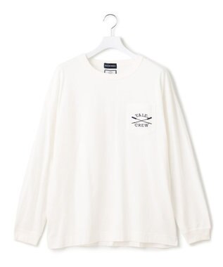 J.PRESS YORK STREET 【UNISEX】YALEポケットTEEシャツ ホワイト系