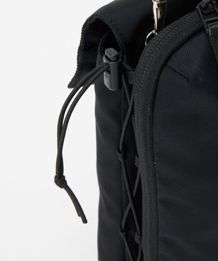 russet ≪500mlペットボトルが入る≫ナイロン多機能ミニショルダーバッグ(CE-1613) Black