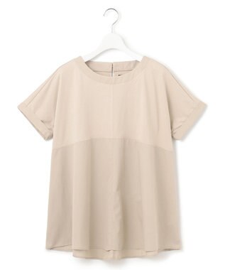 J.PRESS YORK STREET  【WOMEN】【SMOOTH JERSEY】ドルマンペプラム プルオーバー ベージュ系