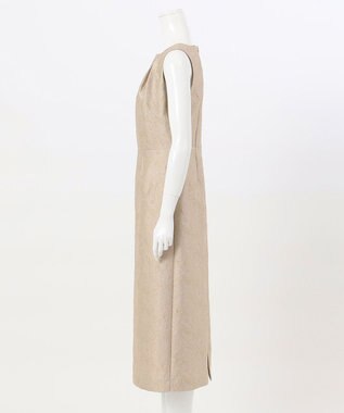 23区 L 【エステータ】シャイニージャカード ワンピース グレージュ系