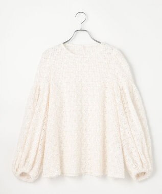 #Newans 【洗える】フィラッフィギャザースリーブブラウス ブラック