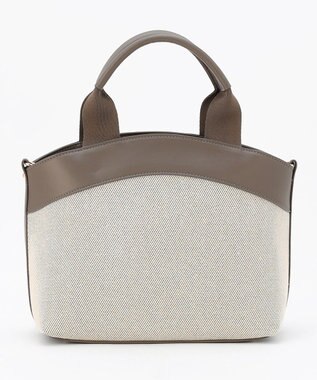 J.PRESS LADIES 【2WAY】キャンバス トートショルダー モカ系