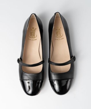 BONTRE 【BONTRE/ボントレ】コンビストラップパンプス/40051-US