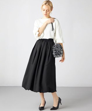 LA BAGAGERIE 【MONICA】スパンコール巾着ショルダー シルバー