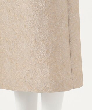 23区 L 【エステータ】シャイニージャカード ワンピース グレージュ系