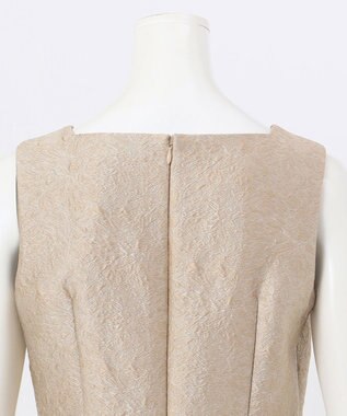 23区 L 【エステータ】シャイニージャカード ワンピース グレージュ系