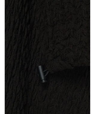 earth music&ecology ぽこぽこドロストカーディガン Black