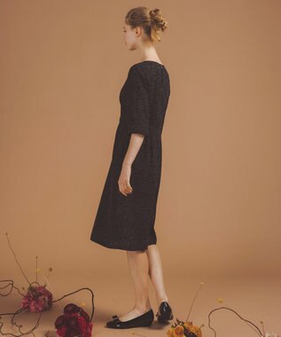 TOCCA 【洗える・消臭】MIST TWEED ドレス ブラック系5